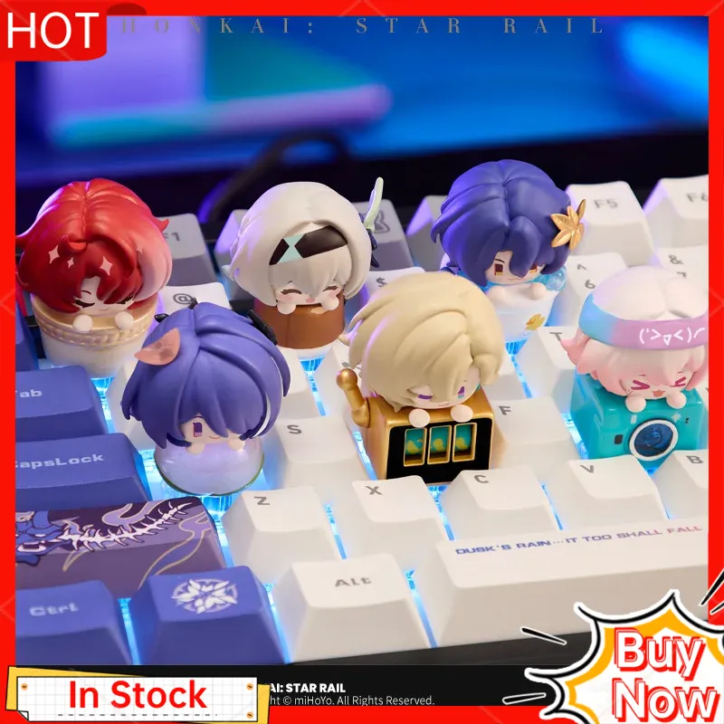 Gaming Keyboard He - Mihoyo Honkai Star Rail Anime Figürü