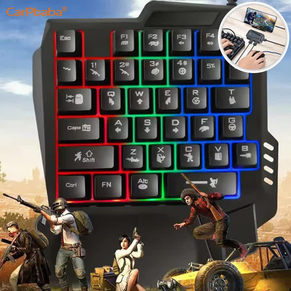 Gaming Keyboard Hand - USB Tek El Oyun Kiti Kompakt