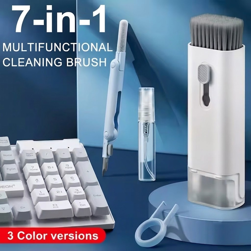 Keycap Puller Ring - 7'si 1 arada Klavye Temizleme Seti