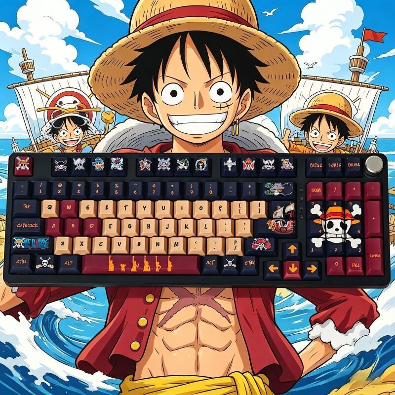 Gaming Keyboard He - BANDAI One Piece Monkey D. Luffy