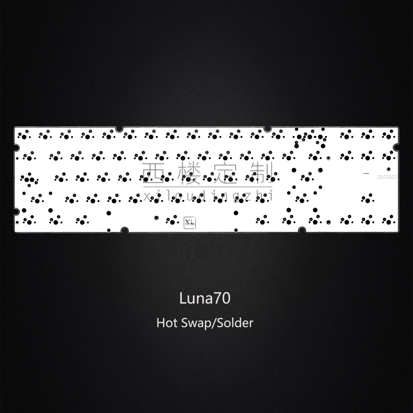 Luna70 klavye için 1.6mm flexc - Hot Swap Pcb incelemesi ve fiyatı