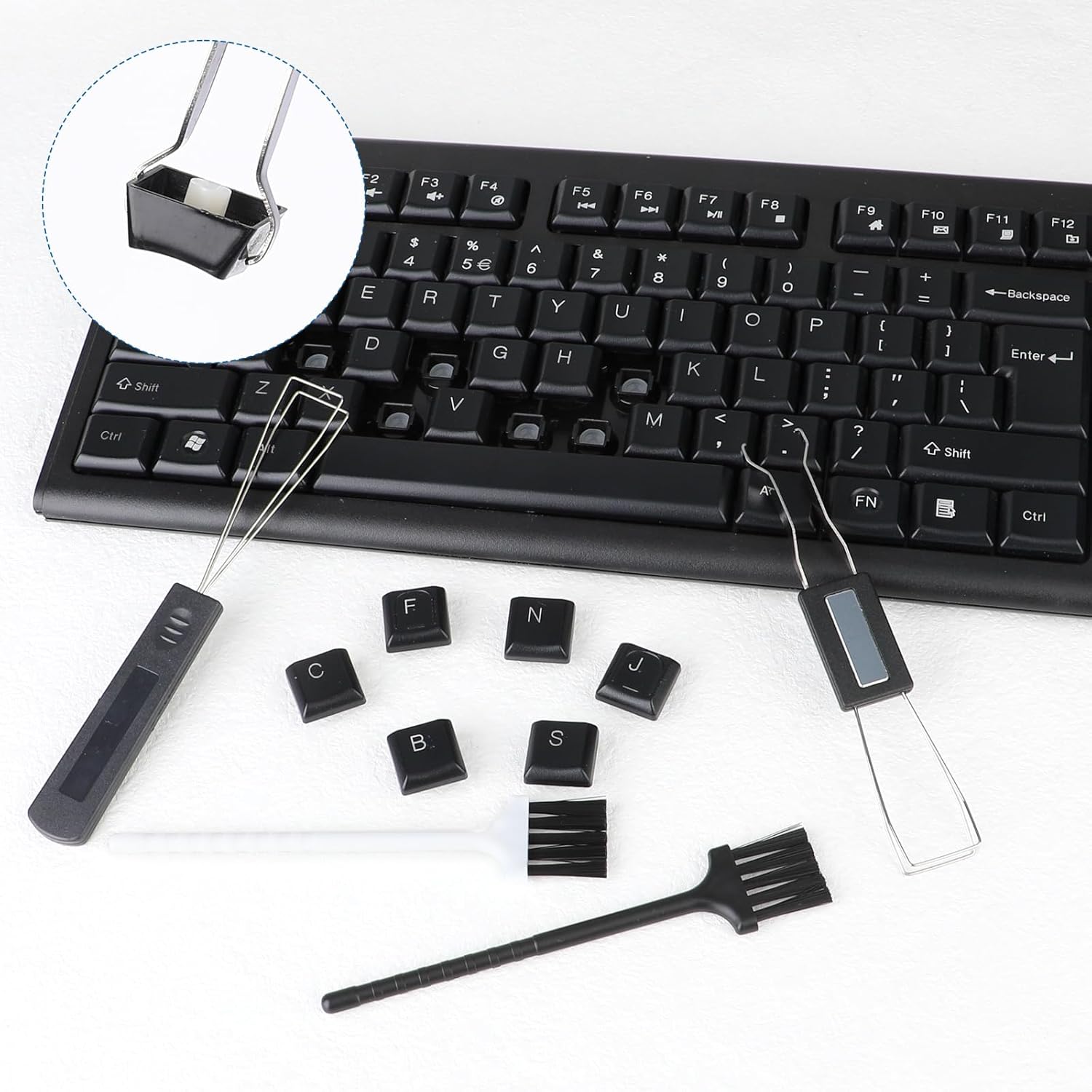1 Takım Tuş Kapağı Sökücü Alet - Keycap Puller Ring incelemesi ve fiyatı