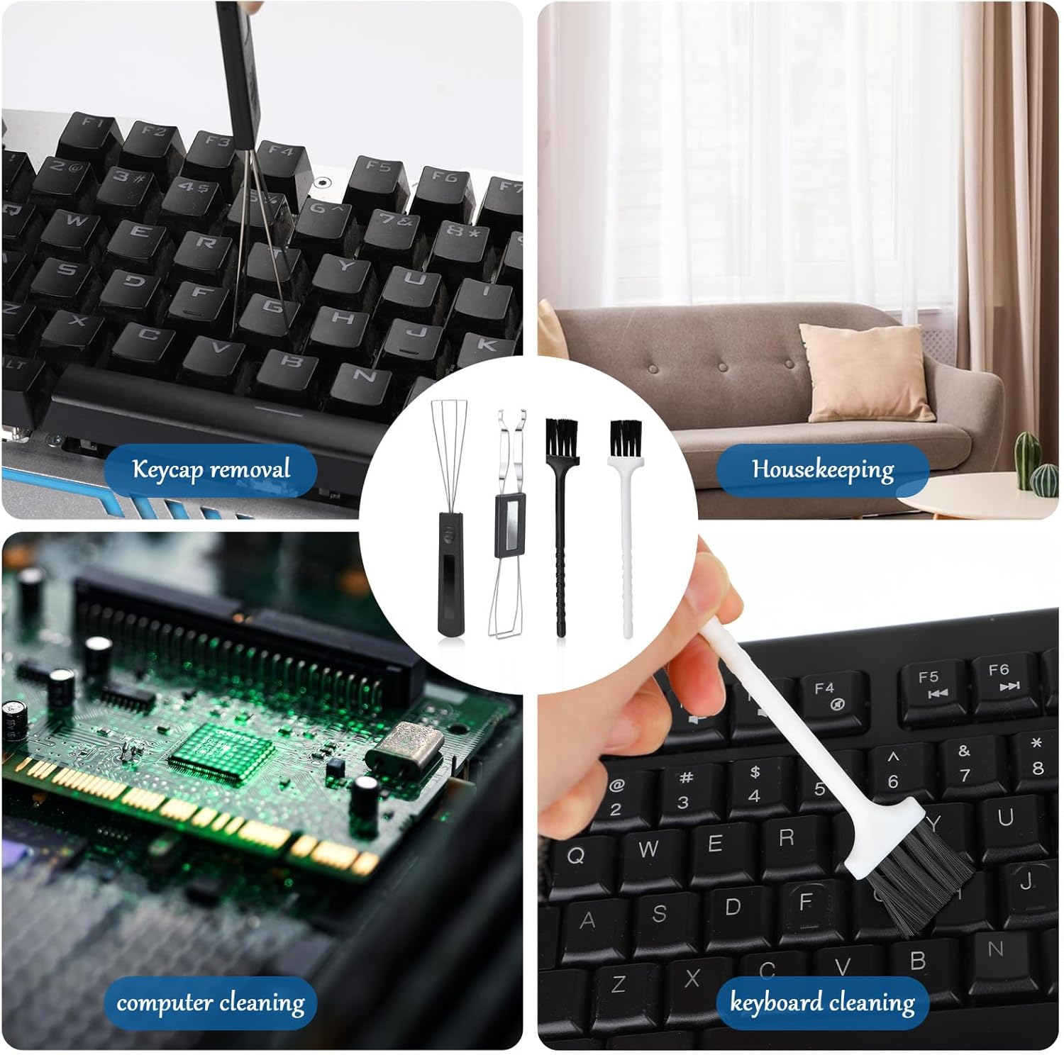 1 Takım Tuş Kapağı Sökücü Alet - Keycap Puller Ring incelemesi ve fiyatı