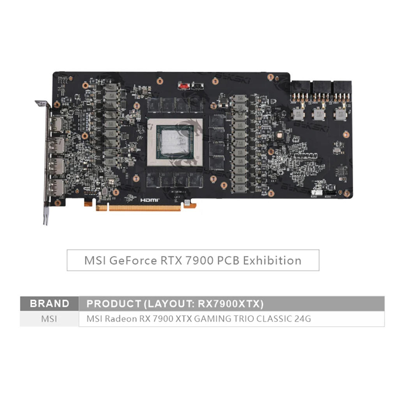 Bykski A-MS7900XTXTRIO-X Su Bl - Amd Vga Rx 7900 Xtx incelemesi ve fiyatı