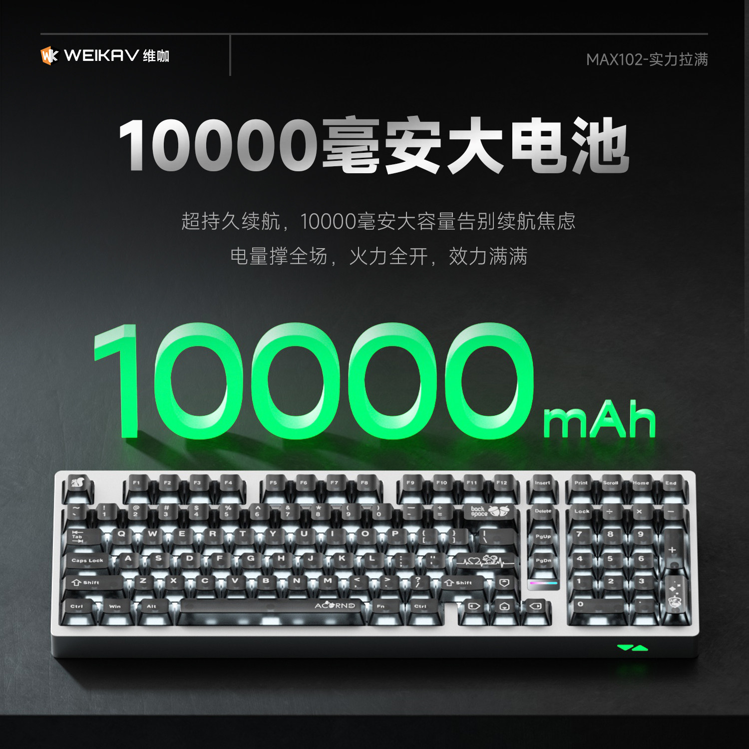 Weika Max102 Alüminyum Kasa Ka - Gaming Keyboard He incelemesi ve fiyatı