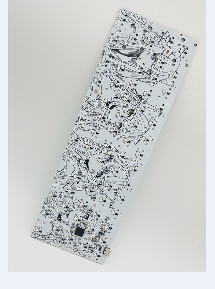 Hall Effect klavye pcb'si colo - Hot Swap Pcb incelemesi ve fiyatı