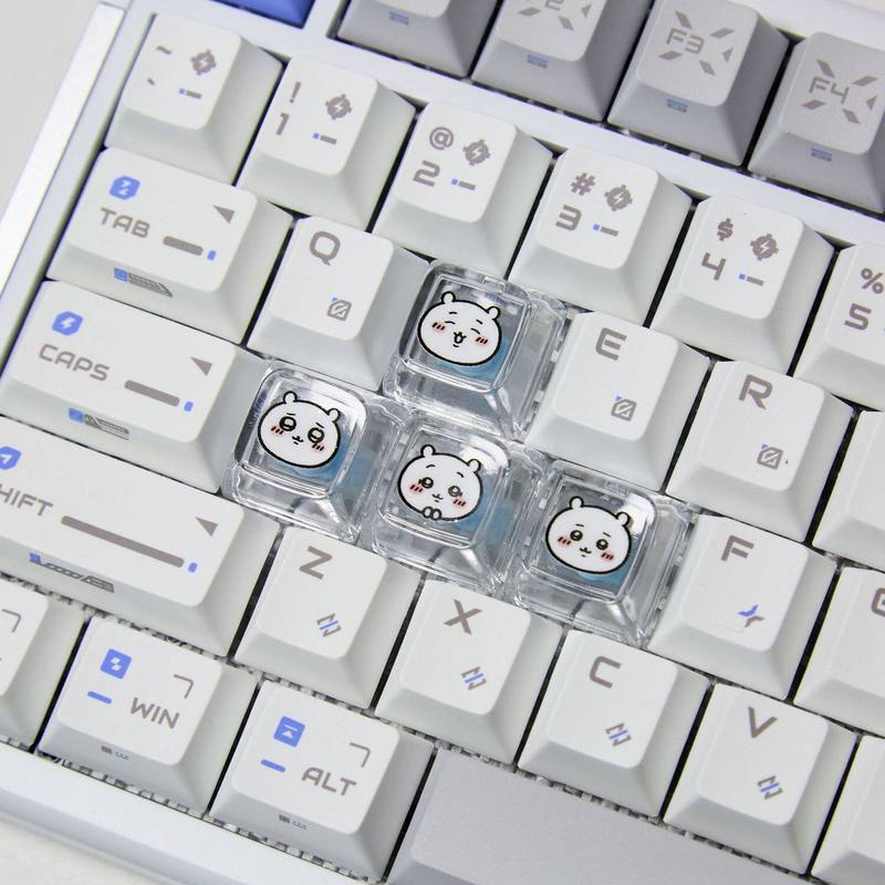 Chiikawa 4 Adet El Yapımı Şeff - Gaming Keyboard Esports incelemesi ve fiyatı