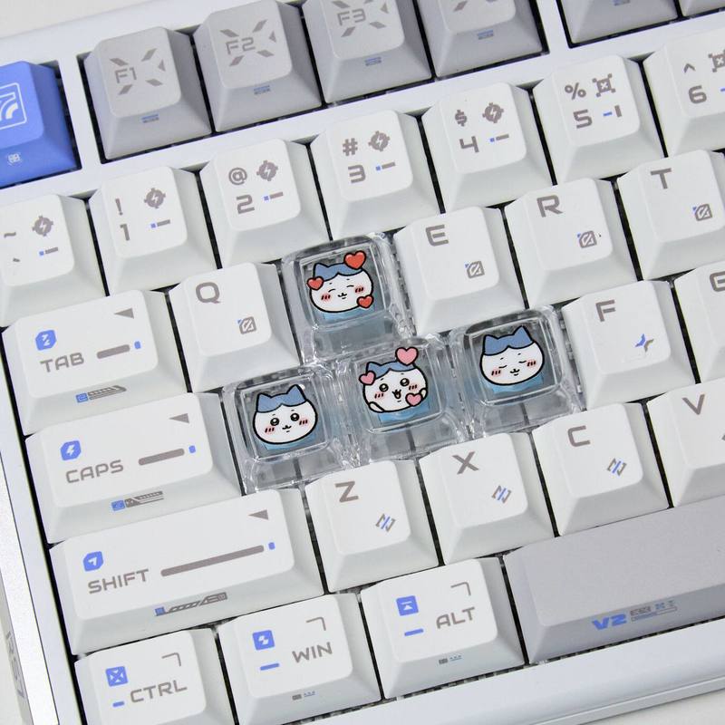 Chiikawa 4 Adet El Yapımı Şeff - Gaming Keyboard Esports incelemesi ve fiyatı