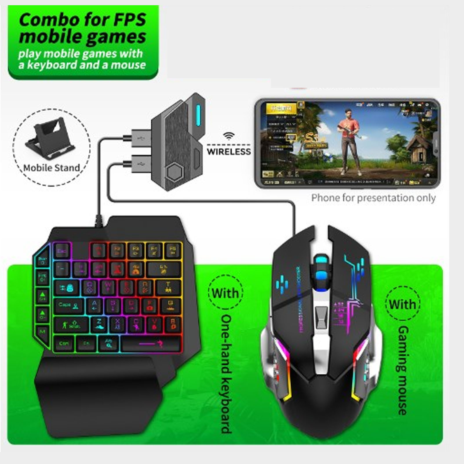 Mobil Oyun Combo Paketi Blueto - Gaming Keyboard Hand incelemesi ve fiyatı
