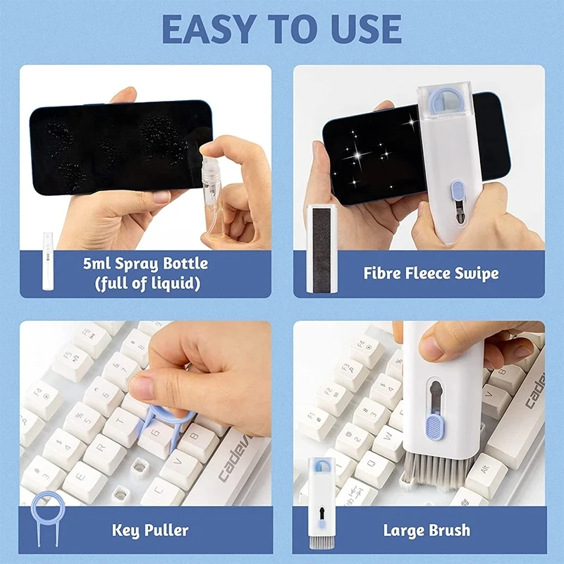 7 in 1 Bilgisayar Klavye Temiz - Keycap Puller Ring incelemesi ve fiyatı